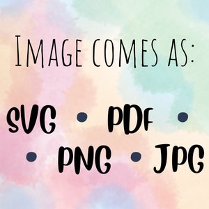 May include: Image comes as: SVG, PDF, PNG, JPG