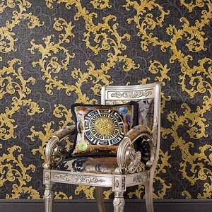 Vintage Wallpaper Neo Baroque Boho Home Decor Sold Per Full Roll Only 27.50 wide x 33ft long image 1