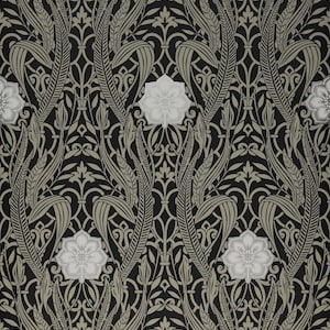 Carta da parati vintage Art Deco Boho Home Decor venduta solo per rotolo completo - 20,50" di larghezza x 33 piedi di lunghezza - 3 colori tra cui scegliere
