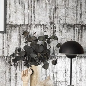 Vintage Wallpaper Beton Boho Home Decor Sold Per Full Roll Only 27.50 wide x 33ft long image 3