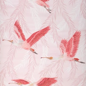 Carta da parati vintage Pink Goose Boho Home Decor venduta solo per rotolo completo - 20,50" di larghezza x 33 piedi di lunghezza