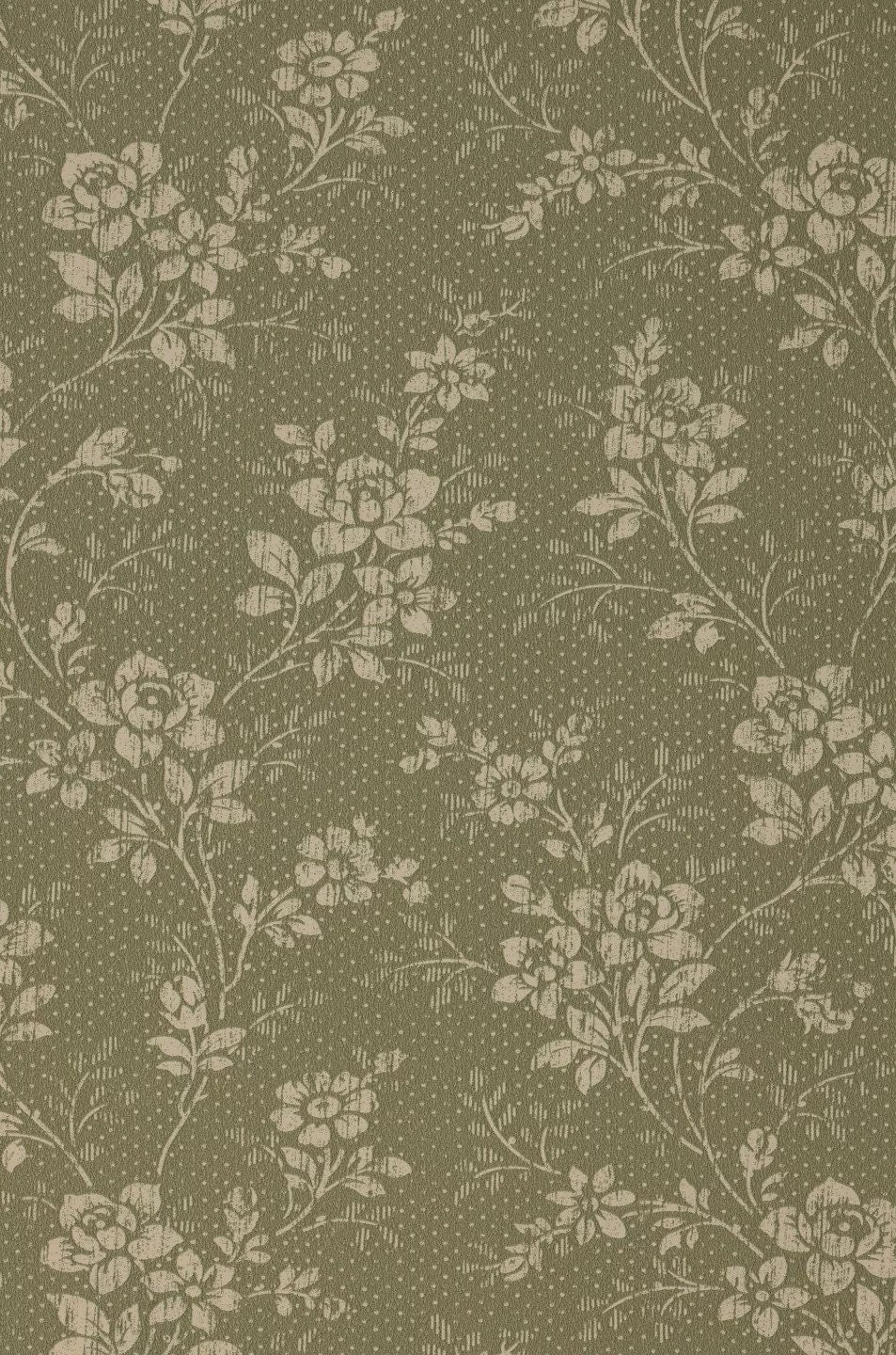 Vintage Wallpaper Green Tandrils Boho Home Decor Sold per Full - Etsy