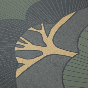 Papier peint vintage avec arbres japonais et décoration d'intérieur bohème vendu par rouleau complet uniquement 2 couleurs différentes au choix 52,1 cm de large x 10 m de long image 7