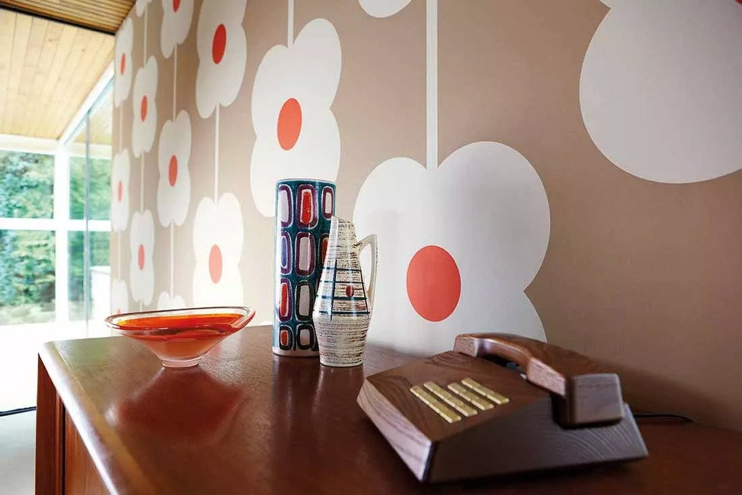 Vintage Wallpaper Finnish Boho Home Decor Sold per Full Roll - Etsy