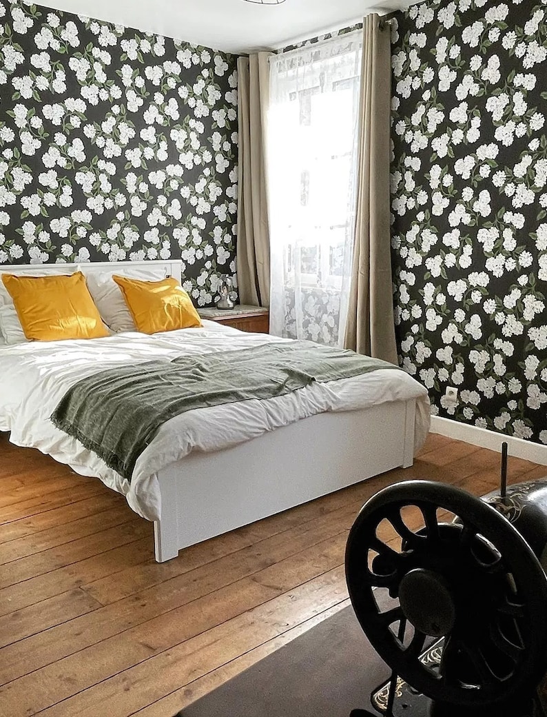 Vintage Wallpaper Hydras Boho Home Decor nur pro Rolle verkauft 20,50 breit x 33ft lang 3 Farben zur Auswahl Bild 9