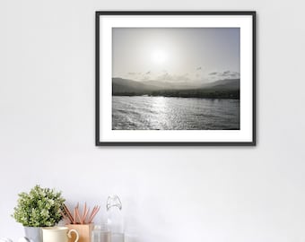 Porto Rico Sonnenuntergang Fotografie, Strand-Druck mit Rahmen (16X20)