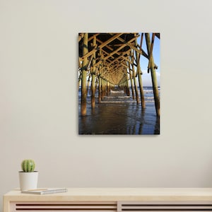 Canvas Print Folly Beach Pier, Folly Island, South Carolina, 20X16