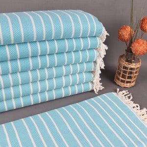 Bath Towel, Turkish Bath Towel, Turquoise Towel, Herringbone Towel, 40x71 Inches Embroidered Towel, Home Decor Peshtemal, Yoga Peshtemal,