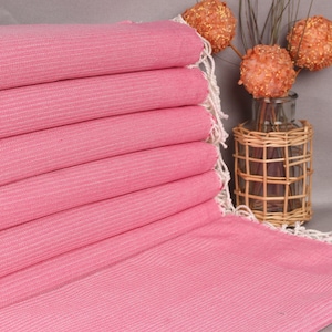 Bachelorette Party Favors, Gift For Her, 38x71 Inches Fuchsia Cotton Towel, Gift For Him, Christmas Gift Blanket, Embroidery Towel,