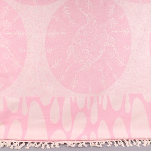 Picnic Blanket, Personalized Turkish Blanket, Pink Bedspread, Animal Print Bedspread, 79x99 Inches Wholesale Blankets, Decor Throw,