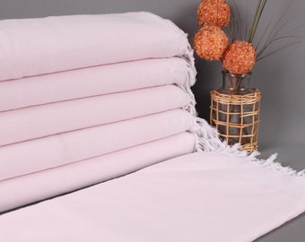 Handwoven Blanket, Custom Blanket, Pink Blanket, Striped Throw, 56x91 Inches Woven Blanket Throw, Gift Throw, Wholesale Blanket,