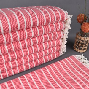 Turkish Beach Towel, Bath Towel, Coral Peshtemal, Herringbone Peshtemal, 40x71 Inches Bachelorette Favor Towels, Wedding Towel,
