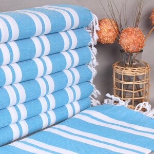 Geschenk für Kollegen, Freunde Strandtuch, blaues Handtuch, gestreiftes Handtuch, 40x71 Zoll Junggesellenabschied Geschenke, Gästehandtuch, Urlaubstuch,