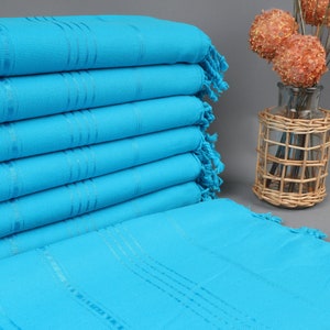 Personalized Gift, Turkish Beach Towel Personalized, Turquoise Towel, Striped Towel, 40x71 Inches Bulk Towels, Bridesmaid Towel,