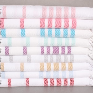 24&quot;x36&quot; Cotton Hand Towel, Herringbone Hand Towel, Monogrammed Hand Towel, Turkish Hand Towel, Small Bath Towels, Bridal Gifts,
