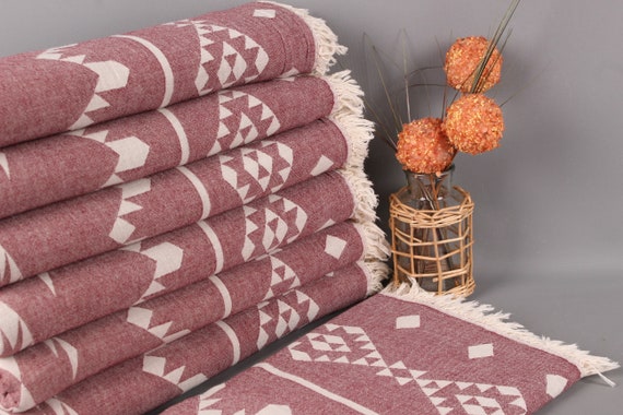 Couch Throw Wholesale Blankets Burgundy Blanket Geometric Blanket 60x71 Inches Bohemian Bed Cover Decorative Throw xmas Gift Blanket Etsy Canada