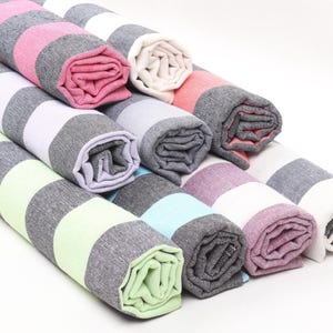 Personalized Bridesmaid Gift, Monogram Turkish Towel, Striped Towel, Personalized Turkish Towel, 36&quot;x67&quot; Cotton Towel,