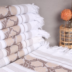 Toalha de banho turco, decoração de Halloween, toalha marrom, toalha de margarida, toalha estampada, toalha floral, toalha de praia boho de 40 x 71 polegadas, toalha de lenço,