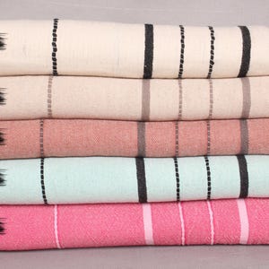 Best Friend Gift, Striped Towel, Large Turkish Towel, 40&quot;x71&quot; Cotton Towel, Housewarming Gift, Wedding Gift Ideas,