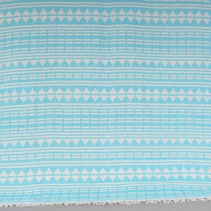 Gift For Her, Personalized Bridesmaid Gift, 40x71 Inches Turquoise Cotton Towel, Personalized Towel, Gift For Best Friend,