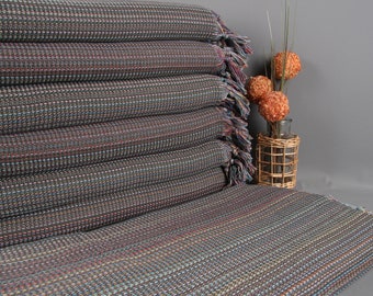 Bettdecke, Stranddecke, Khaki Grüne Decke, Bunte Decke, 210x220 cm Decke Für Bett, Camping Überwurf, King Size Decke,