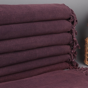 Turkish Towels Beach, Custom Towel, Burgundy Towel, Geometric Towel, 32x71 Inches Bachelor Party Gifts, Warm Towel, Bathroom Towel,