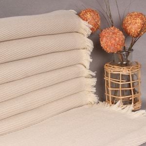 Customized Towels, Gift For Him, Personalized Gifts, 36x71 Inches Beige Cotton Towel, Personalized Towel, Turkish Beach Blanket,