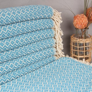 Turkish Beach Towel Personalized, Turkish Towel Beach, Turquoise Towel, Diamond Towel, 40x71 Inches Custom Bath Towel, Sauna Towel,