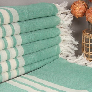 Personalized Gifts,  Bath Towel Set, Green Towel, Striped Towel, 40x67 Inches Bachelorette Beach Towel, Camping Towel, Yoga Towel,