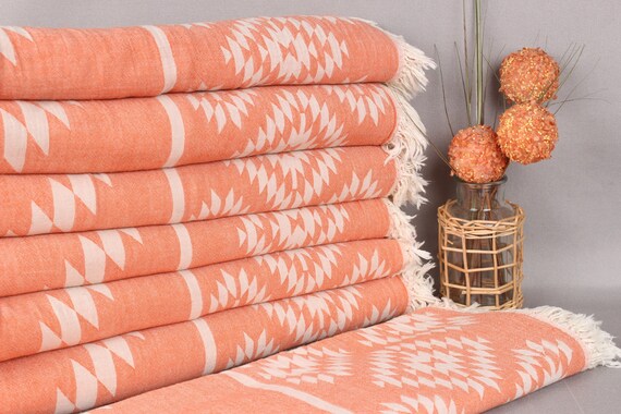 Picnic Blanket Turkish Blanket Dark Brick Throw Kilim Throw 56x83 Inches Cotton Throw Blanket for Couch Bulk Order Throw Etsy Canada