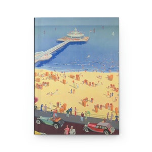 Vintage Scheveningen Pier Holland Journal: 1938 Travel Notebook