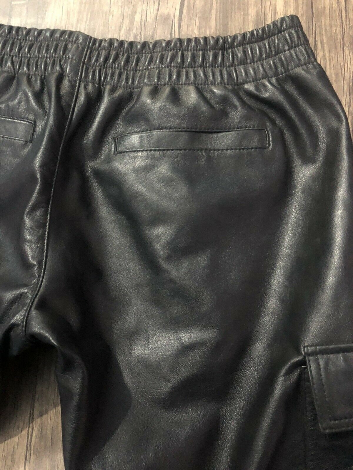 Men's Cargo Genuine Leather Trouser Pants Sheep Leather - Etsy UK