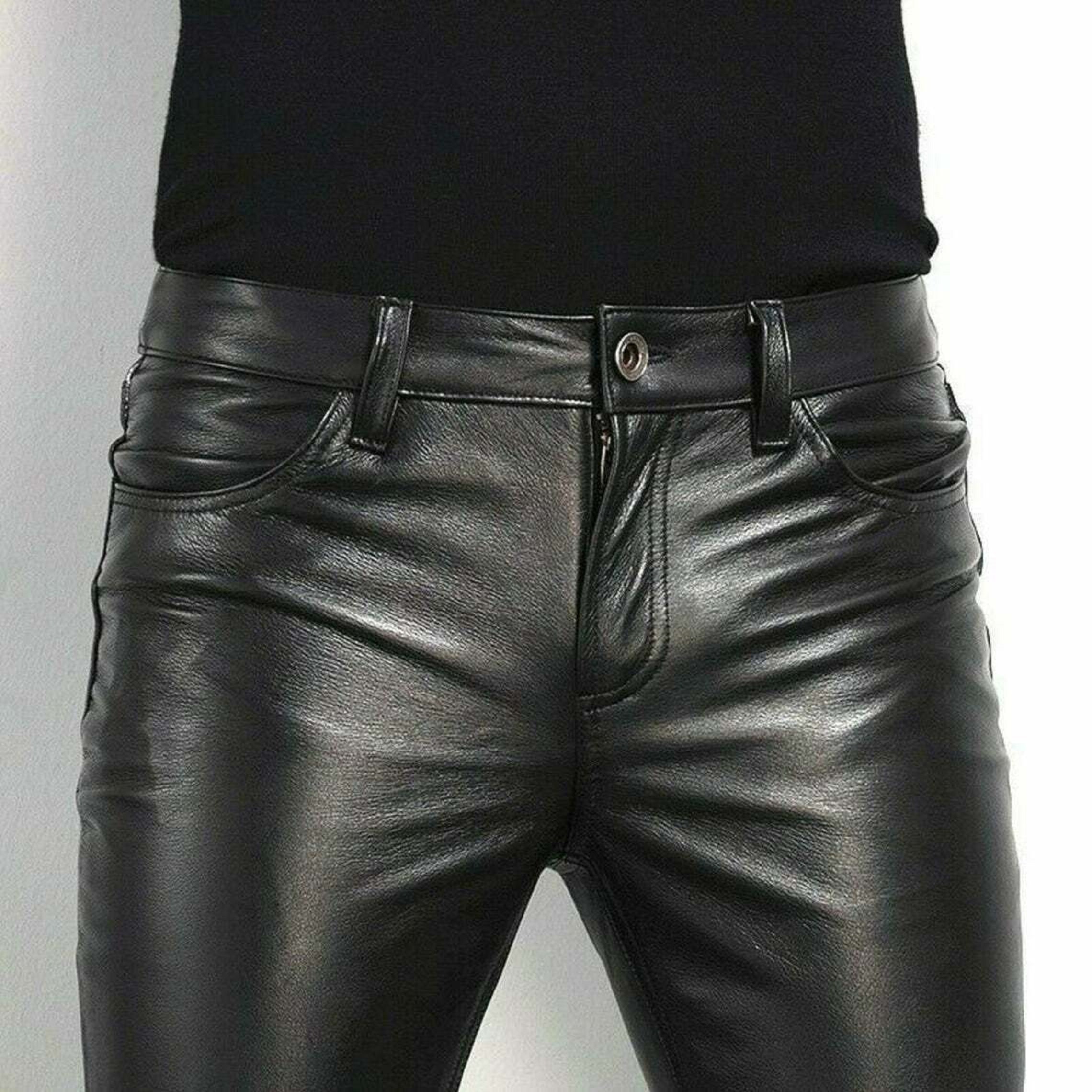 Top 87+ genuine leather pants mens latest - in.eteachers