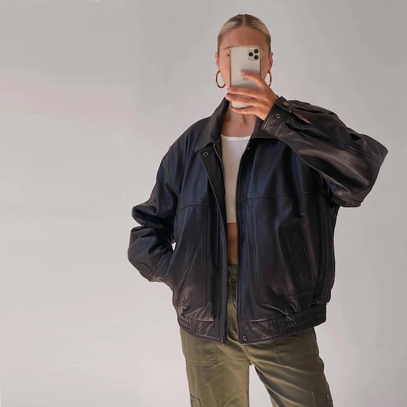 Oversized bomber jacket with hood sale