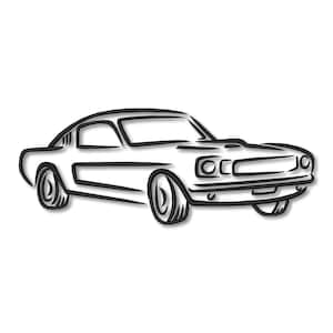 Diseño de bordado de coche deportivo Descarga instantánea Archivo digital boceto v2
