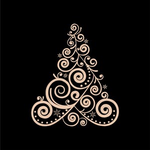Merry Christmas Tree Embroidery design Instant Download Digital File
