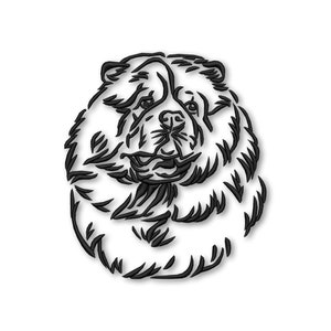 Dog Chow Chow Embroidery Machine design Instant Download Digital File PES