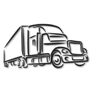 Truck Embroidery design Instant Download Digital File Sketch