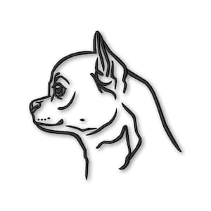 Dog Chihuahua Embroidery Machine design Instant Download Digital File PES