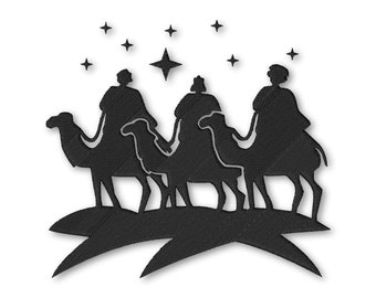 Christmas Three Wise Men Embroidery design Instant Download Digital File
