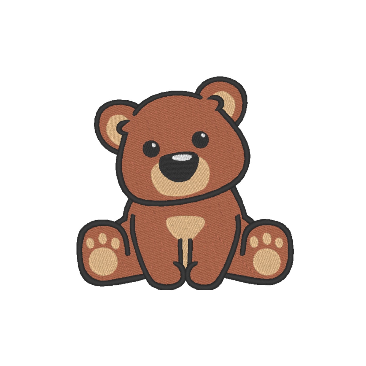 Teddy Bear Embroidery design Instant Download Digital File