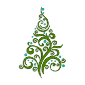 Merry Christmas Tree Embroidery design Instant Download Digital File