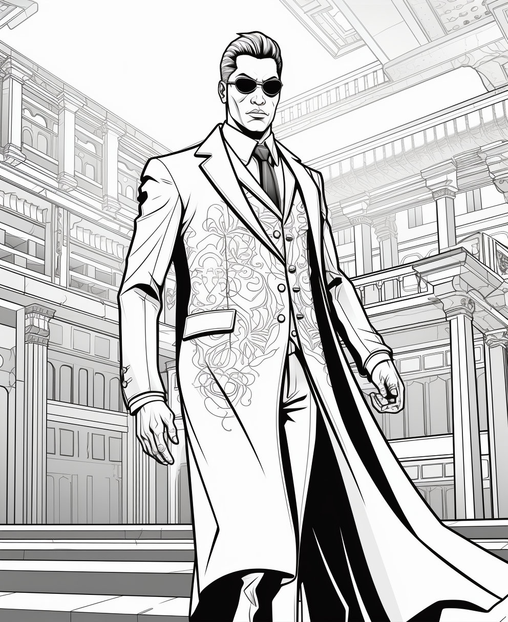 Superhero & Villain Adult Coloring Pages Bundle 160 Pages for Digital Download PNG Amazon KDP ...