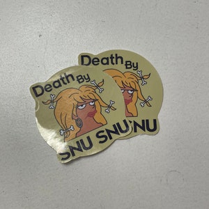 Death by Snu Snu Futurama sticker