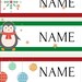 EDITABLE Christmas Name Tags Printable Classroom Nametags Elementary ...