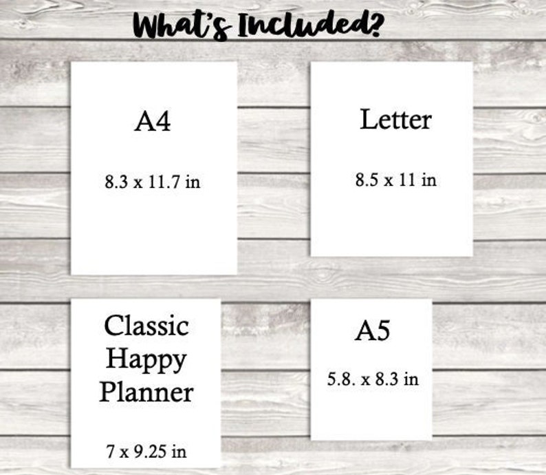 20232024 PRINTABLE Digital Download Monthly Planner Inserts, Instant