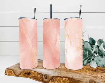 Pink Marble Sublimation Designs PNG, Marble Tumbler Wrap PNG, Marble PNG, 20 oz Skinny Tumbler Design, Pink Marble, Pink Tumbler