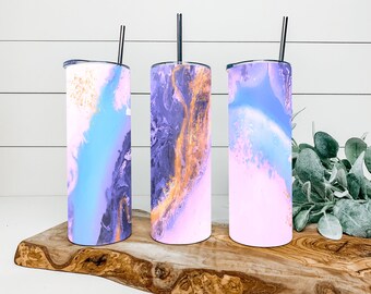 Marble Tumbler Sublimation Designs PNG, Marble Tumbler Wrap PNG,Marble PNG, 20 oz Skinny Tumbler Design, Pink Marble, Purple Marble