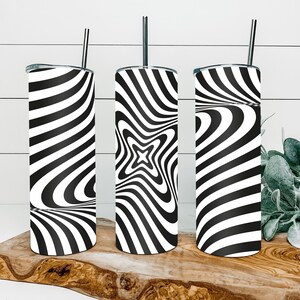 Psychedelic Tumbler Sublimation Designs PNG, Psychedelic Tumbler Wrap PNG, Digital Download, 20 oz Skinny Tumbler Design