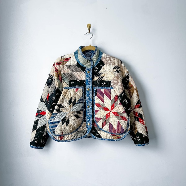 DECO depuis 1985 FLOWER QUILT PUFF SLEEVE VEST - The Galaxy